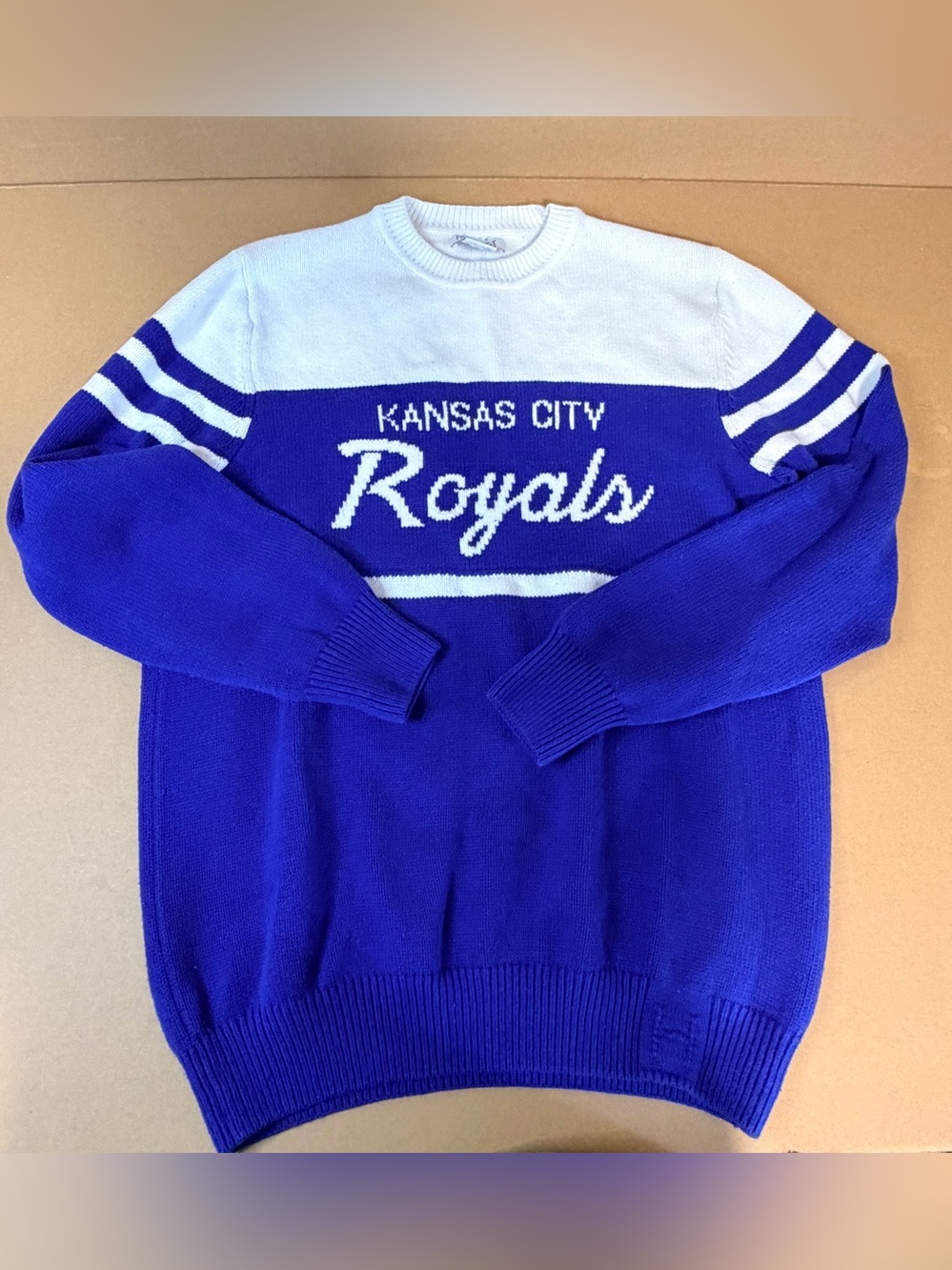Hillflint Mens Kansas City Royals Sweater Size L Long Sleeve Pullover MLB